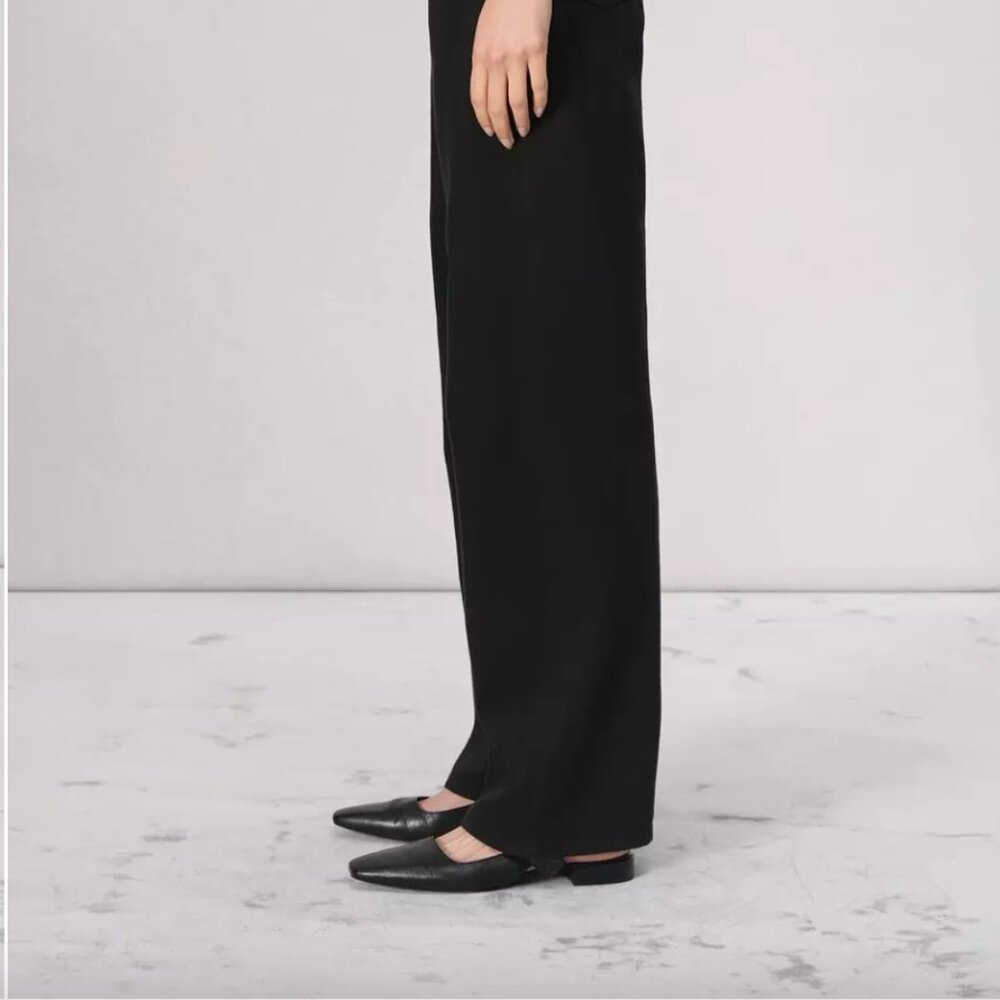 NWT rag & bone Logan wide-leg jeans in black